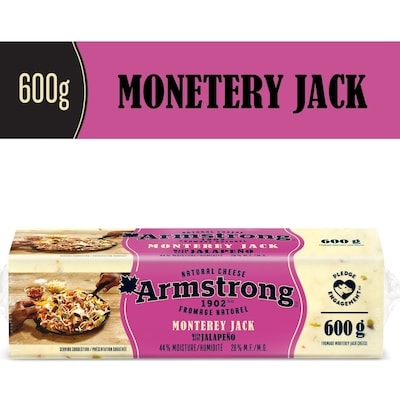Armstrong Fromage monterey jack avec jalapeño 600 g, 1,92 $/100g