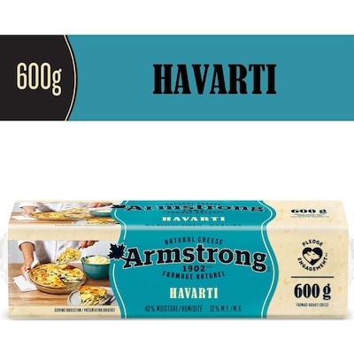 Armstrong Fromage havarti 600 g, 1,92 $/100g