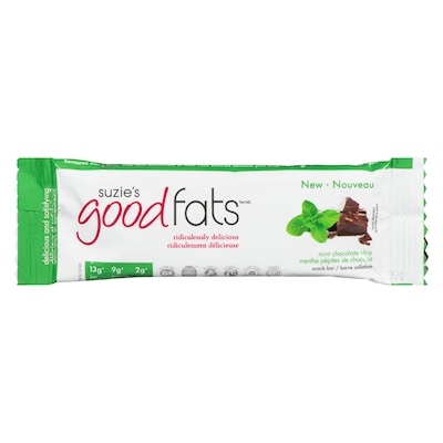 LoveGoodFats Mint Chocolate Chip Bar 39 g, $8.95/100g
