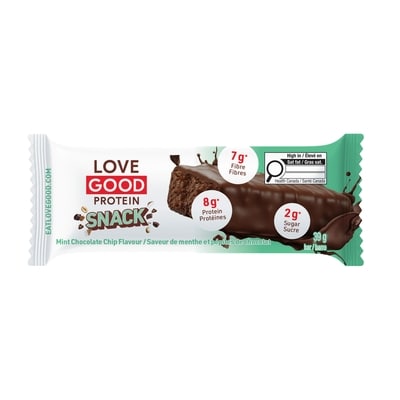 LoveGoodFats Barre à la menthe et aux brisures de chocolat 39 g, 7,67 $/100g