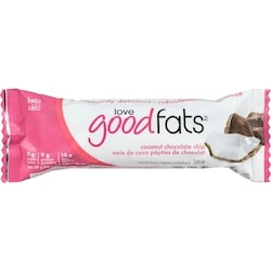 LoveGoodFats Coconut Chocolate Chip Snack Bars, 12-Pack 12x39.0 g, $7.26/100g