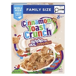General Mills Cinnamon Toast Crunch Breakfast Cereal, Family Size