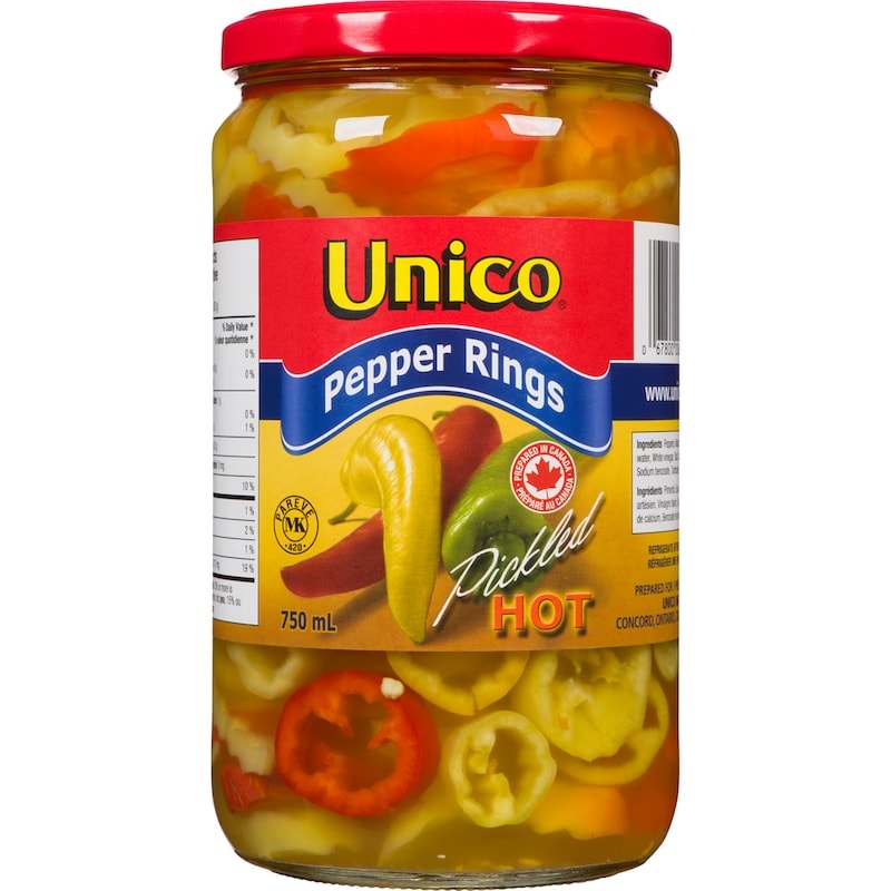 Pepper Rings Pickled Hot   