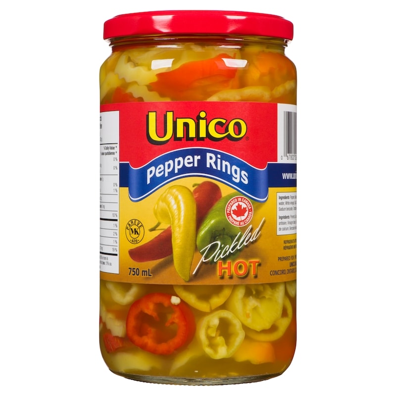 Pepper Rings Pickled Hot   