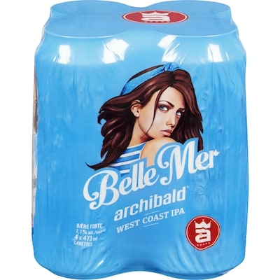Archibald West Coast IPA Bière Forte (Pièce d’identité requise au moment du ramassage) 4x473.0 ml, 0,82 $/100ml