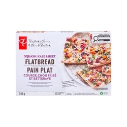 le Choix du Président Pain plat courge, chou frisé et betterave 343 g, 1,02 $/100g