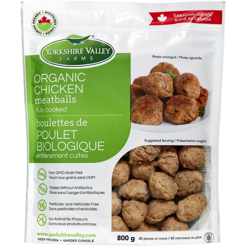 Organic Chicken Meatballs, Fully Cooked