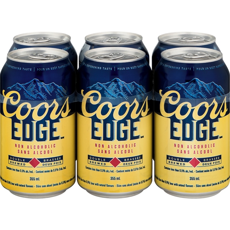 Edge Non-Alcoholic Beer with Natural Flavours Double Brewed 