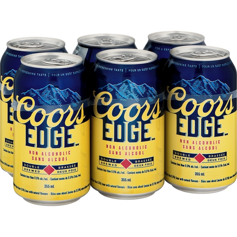Edge Non-Alcoholic Beer with Natural Flavours Double Brewed 