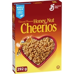 General Mills Cheerios Cereal Honey Nut 292 g, $1.88/100g
