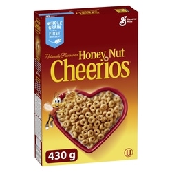General Mills Honey Nut Cheerios Breakfast Cereal, Whole Grains 430 g, $1.16/100g