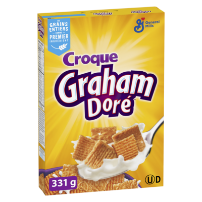 General Mills Croque Graham Doré Céréales 331 g, 1,75 $/100g