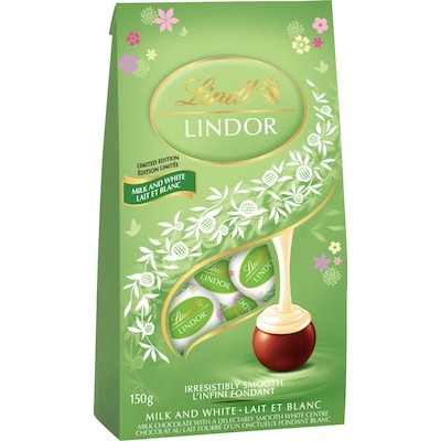 Lindt Truffes LINDOR Tulipe du printemps au chocolat blanc et au lait 150 g, 7,33 $/100g