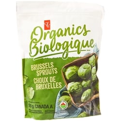 PC Organics Brussels Sprouts 500 g, $1.10/100g