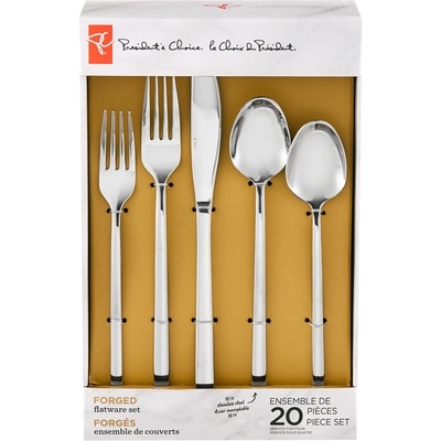 President's Choice President's Choice Forged 18/0 Flatware Set - Browes 20x1.0 ea, $3.00/1ea