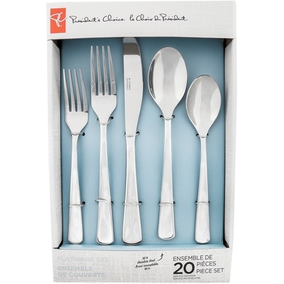 President's Choice President's Choice 18/0 Stainless Steel Flatware Set - Immison 20x1.0 ea, $2.00/1ea