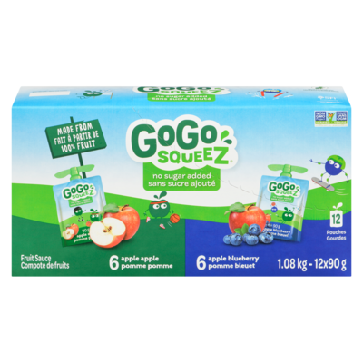 GoGo Squeez Compote aux pommes 90 g, 1,11 $/100g