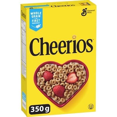 General Mills Cheerios Whole Grain Breakfast Cereal Limited Edition 350 g, $1.57/100g