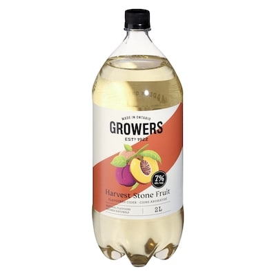 Growers Cidre aromatisé harvest stone fruit (Pièce d’identité requise au moment du ramassage) 2 l, 0,85 $/100ml