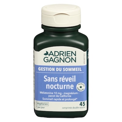 Adrien Gagnon Mélatonine 45 ea, 0,43 $/1ch