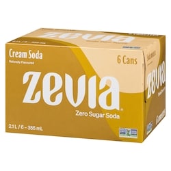 【ROBOT】Cream Soda 3点セット Zevia Zero Sugar Soda, Cream Soda - 6x355.0 ml | No Frills Online