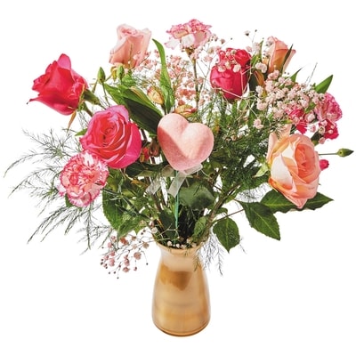 President's Choice Mixed Bouquet in Vase 1 ea, $45.00/1ea