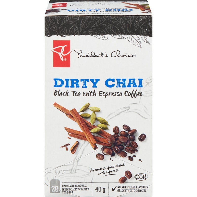 Dirty Chai Black Tea with Espresso Coffee