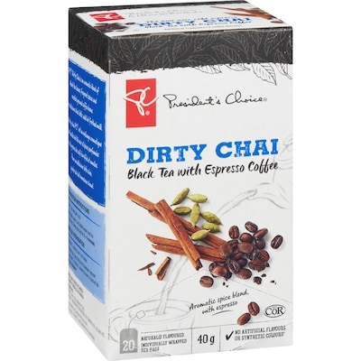 Dirty Chai Black Tea with Espresso Coffee