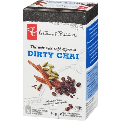 Thé noir avec café espresso dirty chai
