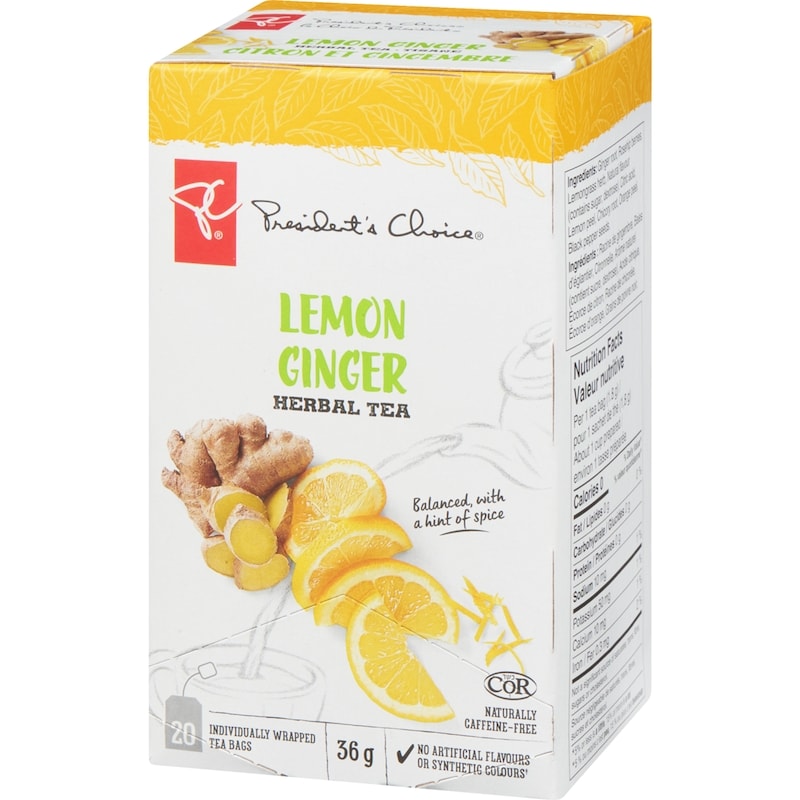 Lemon Ginger Herbal Tea