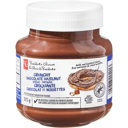 le Choix du Président Tartinade croquante chocolat et noisettes 375 g, 1,33 $/100g