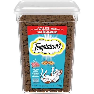 Temptations Tempting Tuna Flavour Adult Cat Treats 454 g, $1.32/100g