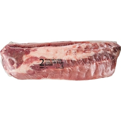 null Pork Back Ribs Frozen $12.99/1kg $5.89/1lb
