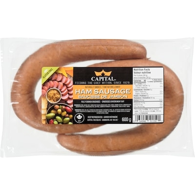 Capital Packers Ham Sausage Ring 600 g 600 g, $2.30/100g
