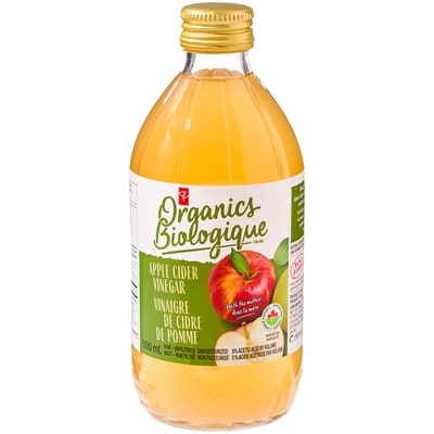 PC Biologique Vinaigre De Cidre De Pommes 500 ml, 1,00 $/100ml