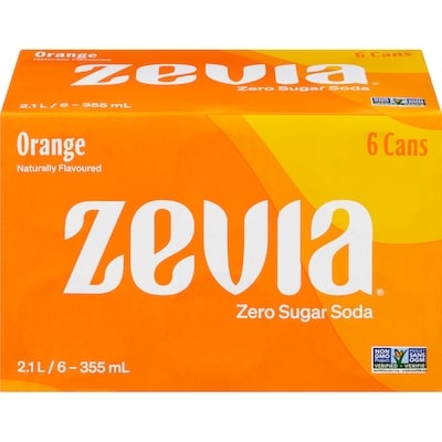 Zevia Orange 6x355.0 ml, $0.26/100ml