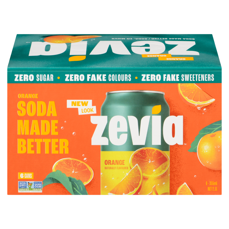 Zevia Orange - 6x355.0 ml | Maxi