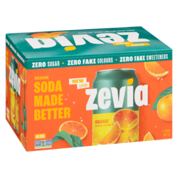 【zerda】 箱のみ Zevia Orange - 6x355.0 ml | Wholesale Club
