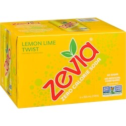 Zevia Zero Sugar Soda, Lemon Lime Twist - 6x355.0 ml | Real