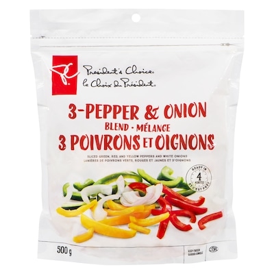 le Choix du Président Mélange 3 poivrons et oignons 500 g, 1,00 $/100g