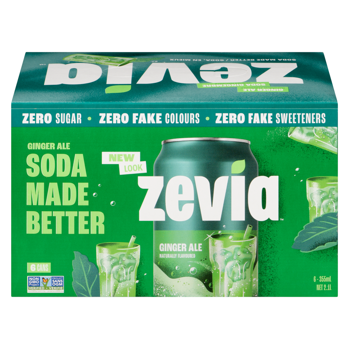 Zevia Zero Sugar Ginger Ale