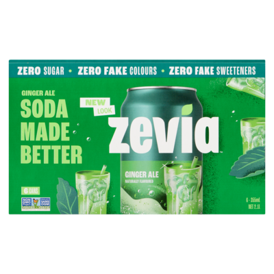 Zero Sugar Soda, Ginger Ale