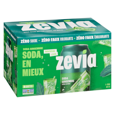 Soda zéro sucre, soda gingembre