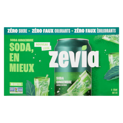 Soda zéro sucre, soda gingembre