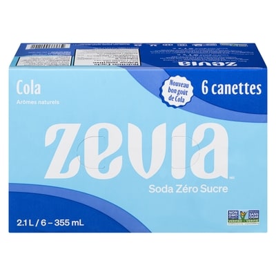Zavia Soda zéro sucre, cola 6x335.0 ml, 0,37 $/100ml