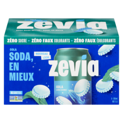 Zavia Soda zéro sucre, cola 6x335.0 ml, 0,37 $/100ml