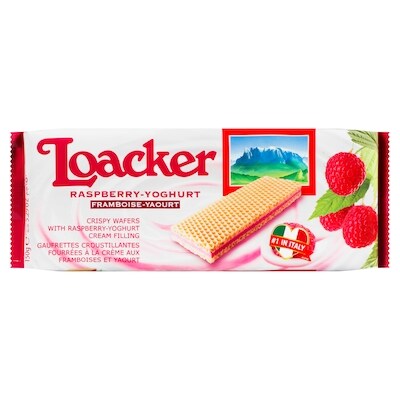 Loacker Crispy Wafers with Raspberry-Yoghurt Cream Filling 150 g, $2.66/100g