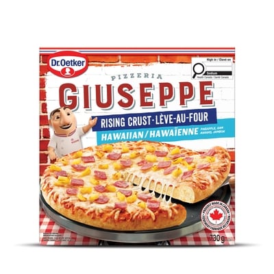 Dr Oetker Giuseppe Pizzeria Rising Crust Hawaiian Pizza 730 g, $0.96/100g
