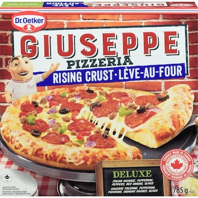 Dr. Oetker Giuseppe Pizzeria pizza lève-au-four Deluxe 785 g, 0,76 $/100g
