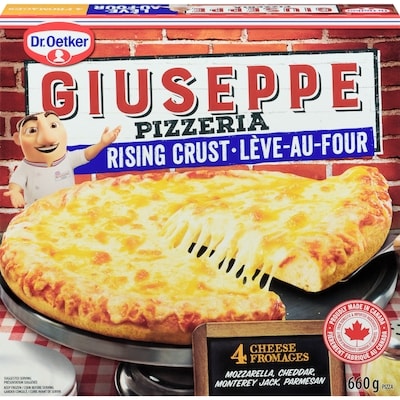 Dr. Oetker Doet Giuseppe Pizza 4 Fromages 660 g, 0,91 $/100g